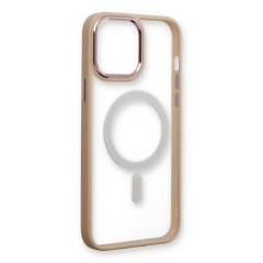 İphone 13 Pro Kılıf Room Magneticsafe Silikon - Pudra