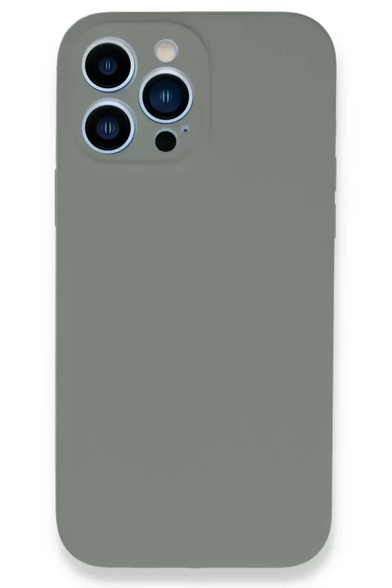 Newface İphone 13 Pro Max Kılıf Lansman Legant Silikon - Gri
