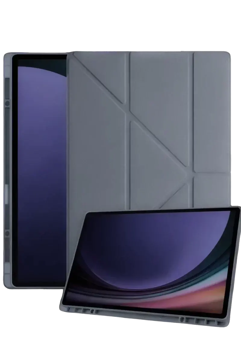 Newface Samsung Galaxy X730 Tab S11 Kalemlikli Mars Tablet Kılıfı - Koyu Gri
