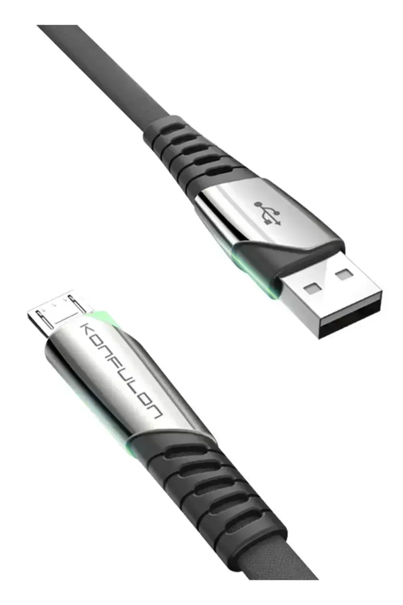 Konfulon Dc16 Micro Usb Kablo 1m 2.4a - Siyah