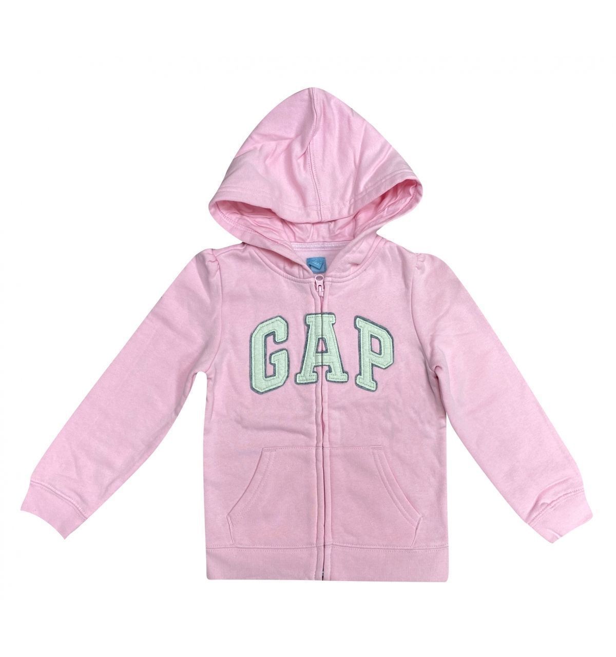 Gap Logo Kapüşonlu Fermuarlı Sweatshirt 5 Yaş - Pembe