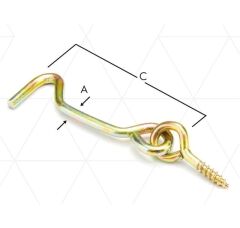 Çengelli Askı 80 No ( 5 Adet )