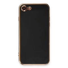 İphone 7 Kılıf Volet Silikon - Siyah