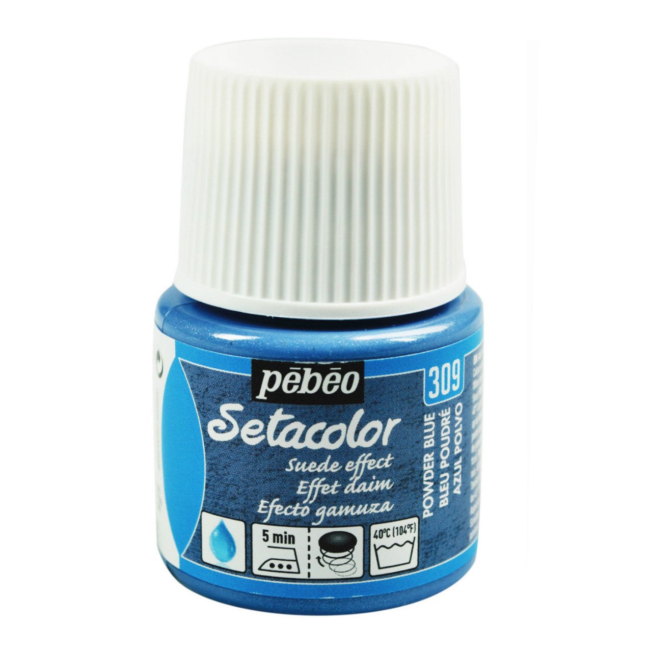 Setacolor Suede Effect Kumaş Boyası 45ml N:309 Powder Blue
