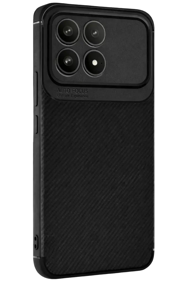 Newface Xiaomi Poco F8 Pro Auto Focus Karbon Kapak - Siyah