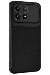 Newface Xiaomi Poco F8 Pro Auto Focus Karbon Kapak - Siyah