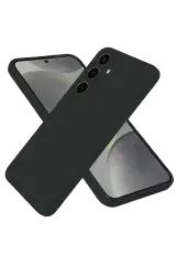 Newface Samsung Galaxy S25 Kılıf Nano İçi Kadife Silikon - Siyah