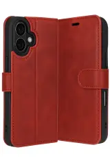 Newface Apple İphone 17 Trend S Plus Kapaklı Kılıf - Kırmızı