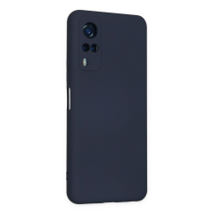 Vivo Y53s Kılıf Nano İçi Kadife Silikon - Lacivert