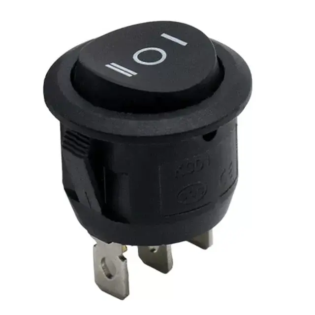 Ic-134 Yuvarlak Işıksız On-off-on 3p Anahtar