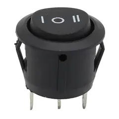 Ic-134 Yuvarlak Işıksız On-off-on 3p Anahtar