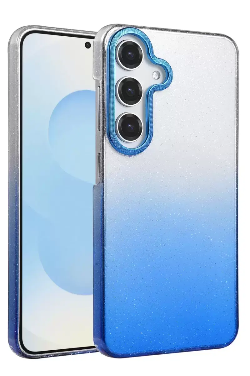 Newface Samsung Galaxy A15 4g Glossy Kapak - Mavi