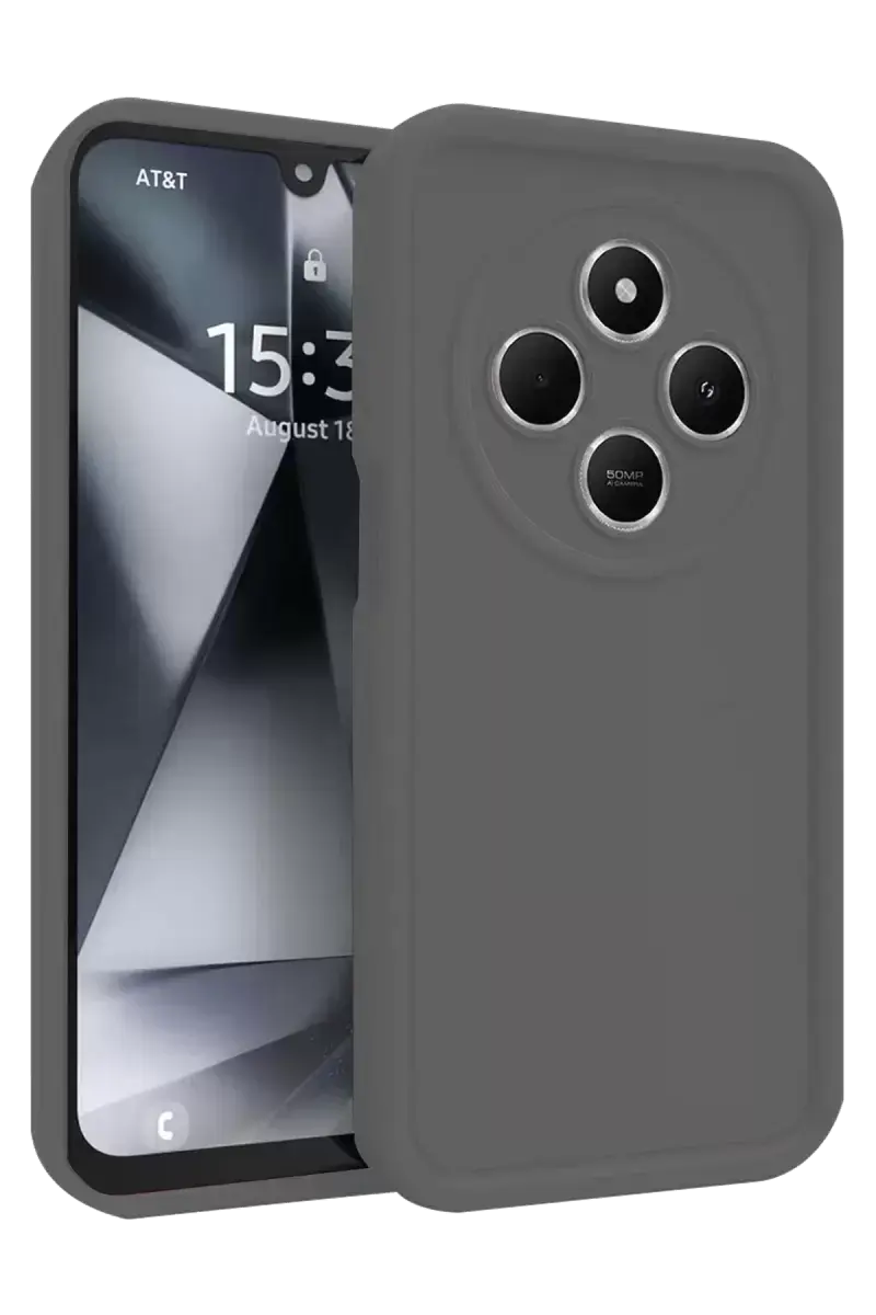Newface Xiaomi Redmi 14c Kılıf Viera Silikon - Gri
