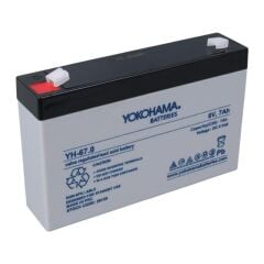Yokohama Yh-67.0 6 Volt - 7 Amper Akü (150x50x94 Mm)