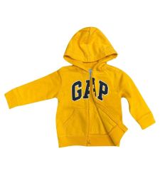 Gap Logo Kapüşonlu Fermuarlı Sweatshirt 2 Yaş - Sarı