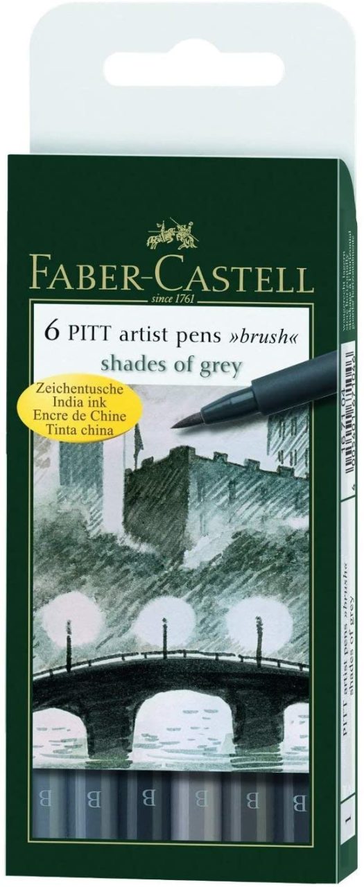 Pitt Artist Brush Pen - Shades of Grey