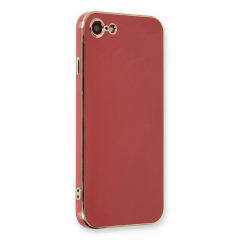 İphone 7 Kılıf Volet Silikon - Kırmızı
