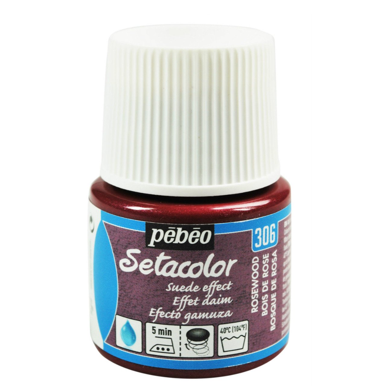 Setacolor Suede Effect Kumaş Boyası 45ml N:306 Roseweood