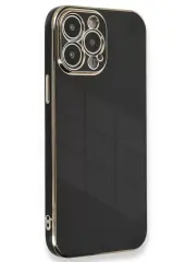 Newface İphone 15 Pro Kılıf Volet Silikon - Siyah