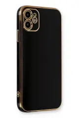 Newface İphone 11 Kılıf Volet Silikon - Siyah