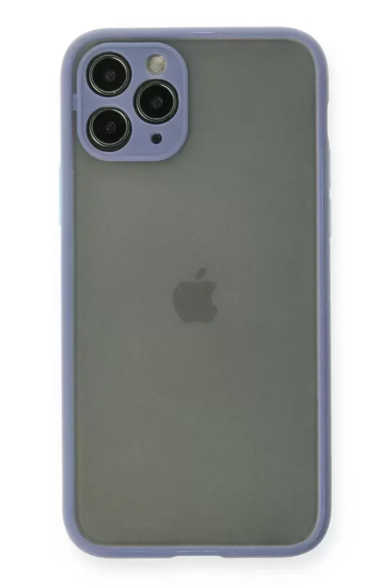 Newface İphone 11 Pro Kılıf Montreal Silikon Kapak - Gri