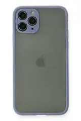 Newface İphone 11 Pro Kılıf Montreal Silikon Kapak - Gri