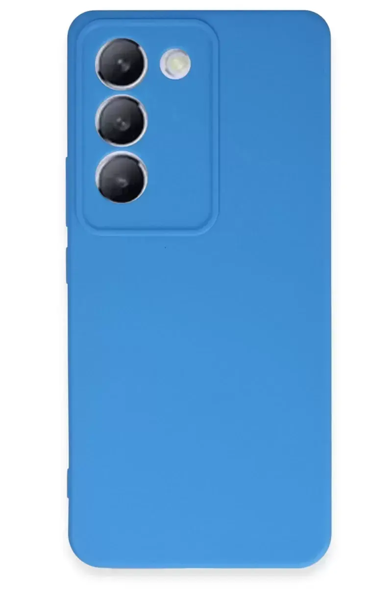 Newface Vivo V30 Lite 4g Kılıf First Silikon - Mavi