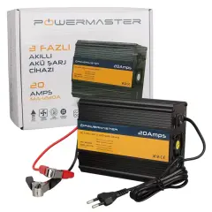 Powermaster Ma-1220a 12 Volt 20 Amper Akıllı Akü Şarj Cihazı
