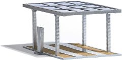 Maket Güneş Enerjisi Paneli ve Şarj İstasyonu - 1/87 - 1573