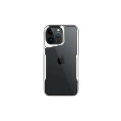 İphone 16 Pro Max Kılıf Boyi Silikon Kapak - Gümüş