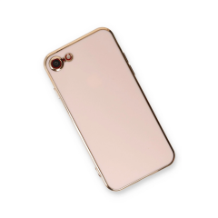 İphone 7 Kılıf Volet Silikon - Pembe