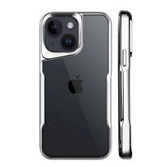 İphone 15 Kılıf Boyi Silikon Kapak - Gümüş