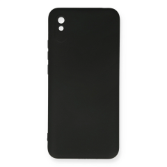 Xiaomi Redmi 9a Kılıf Nano İçi Kadife Silikon - Siyah
