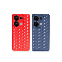 Xiaomi Redmi Note 13 Pro 5g Kılıf Petek Silikon Kapak - Lacivert