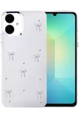 Newface Samsung Galaxy A06 Fiyonk Desenli Kapak - Desen 1