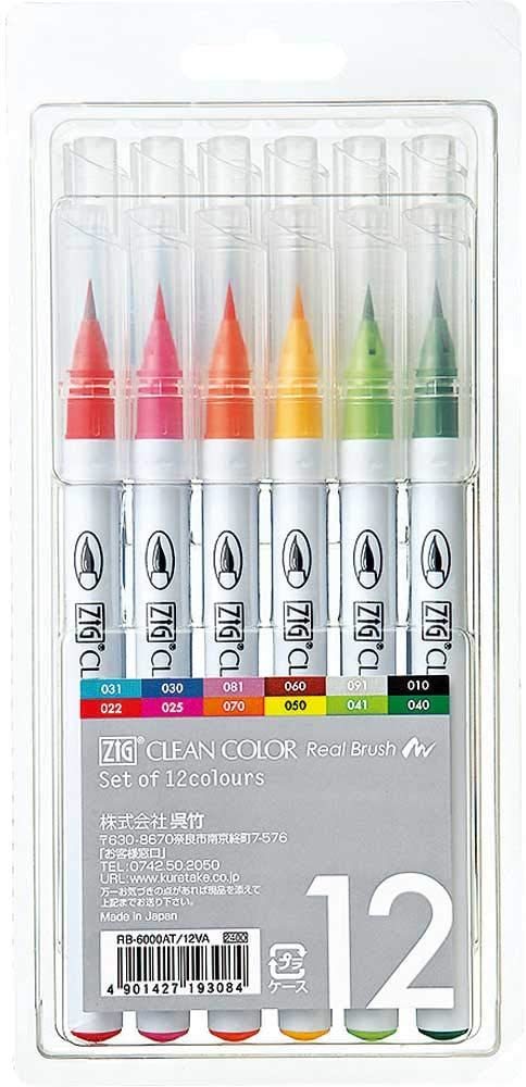 Clean Colour Fırça Uçlu Seti 12'li