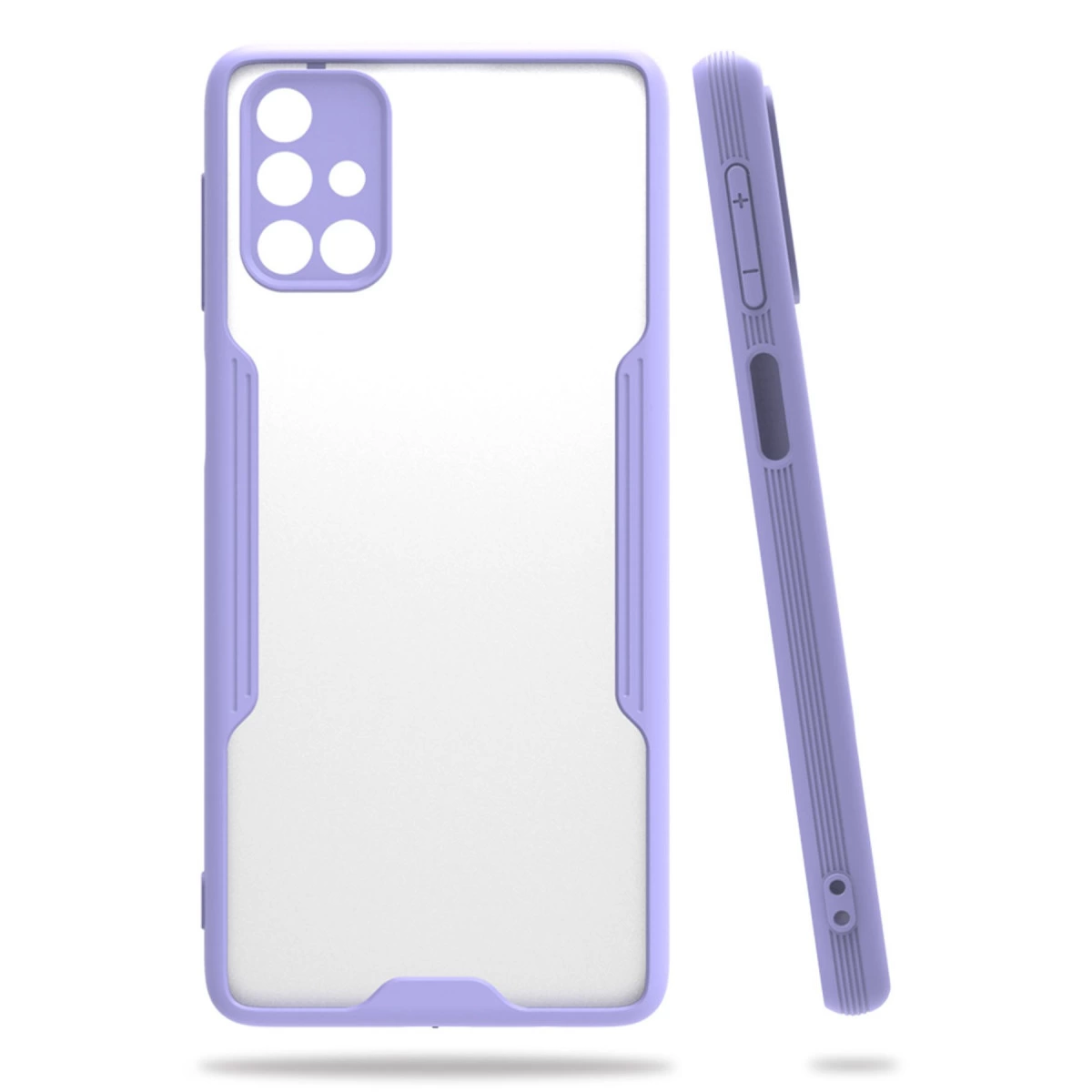 Samsung Galaxy M31s Kılıf Platin Silikon - Lila
