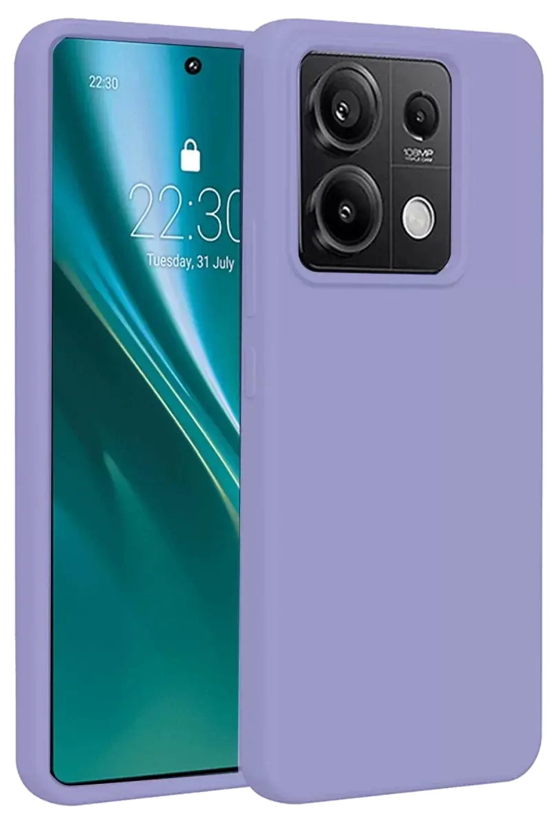Newface Xiaomi Redmi Note 13 Pro 5g Kılıf First Silikon - Lila