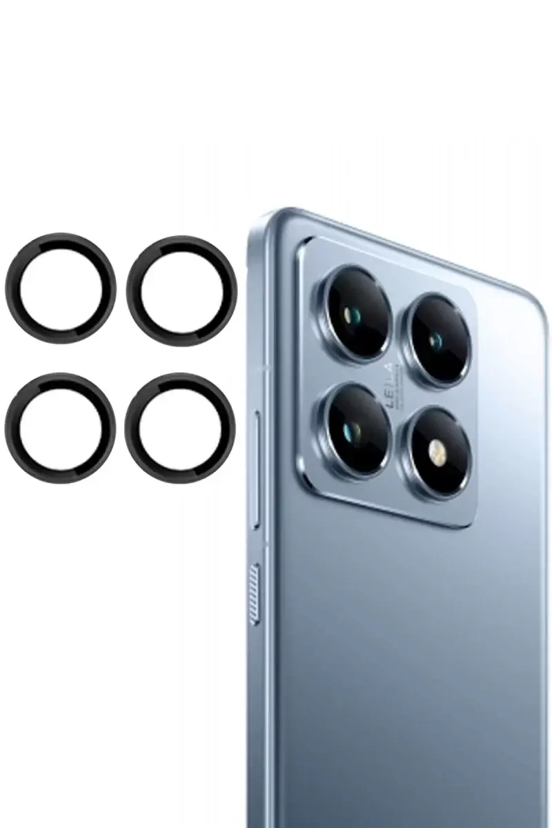 Joko Xiaomi Mi 14t Pro Pvd Metal Kamera Lens - Siyah