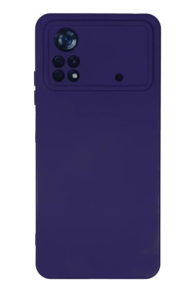 Newface Xiaomi Poco X4 Pro 5g Kılıf Nano İçi Kadife Silikon - Mor