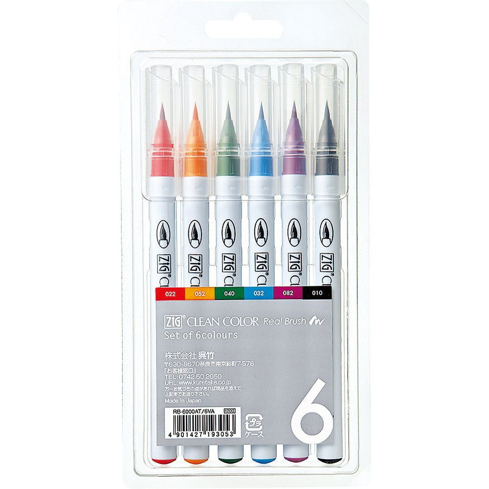Clean Color Fırça Uçlu Set 6'lı