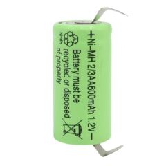 Powermaster Pm-17934 1.2 Volt 600mah Nı-mh 2/3aa Şarj Edilebilir Puntalı 14280 Lityum Pil