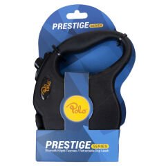 Polo Prestige Makaralı Otomatik Tasma XS 3 Metre - 8 kg Siyah