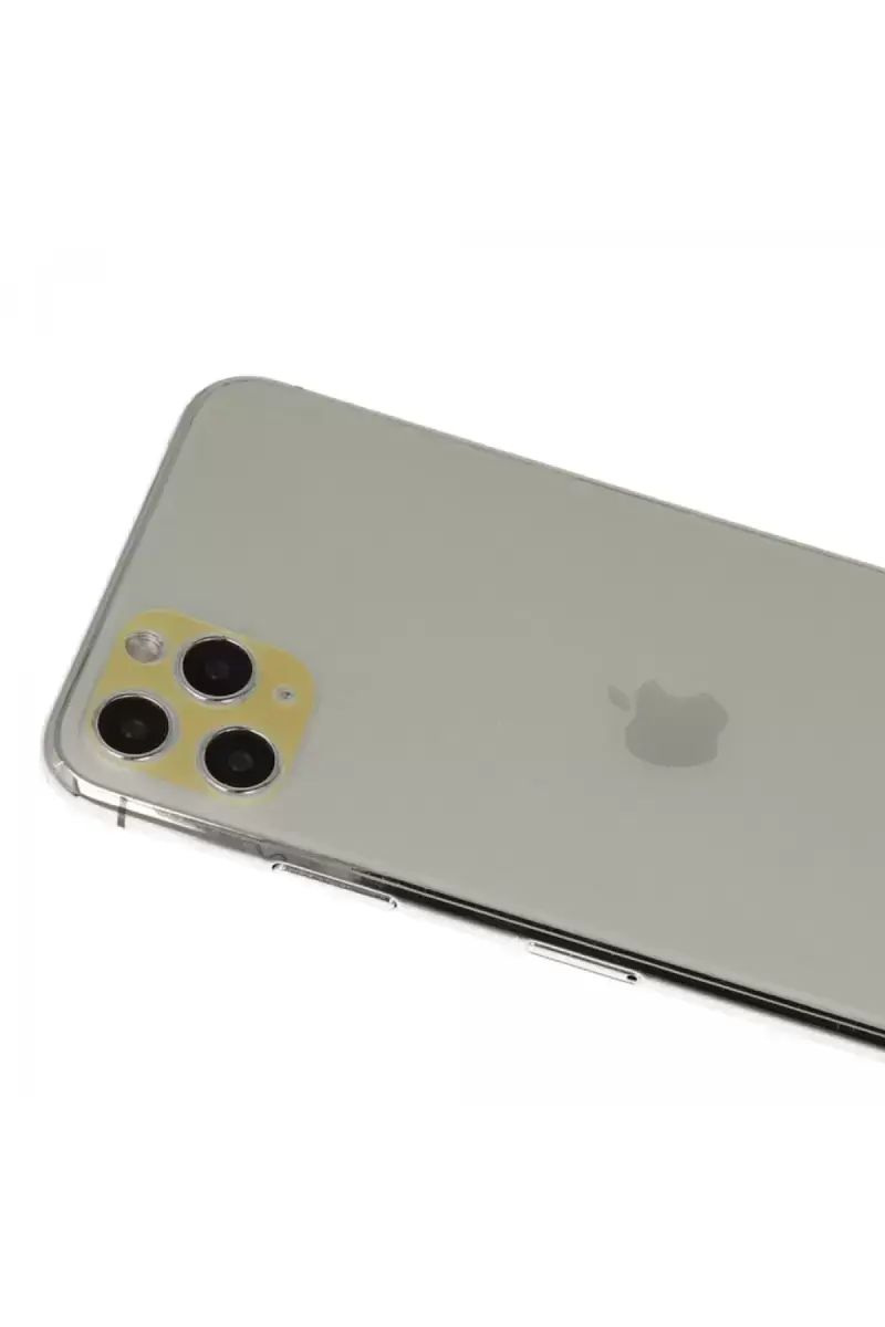 Newface İphone 11 Pro Max Rainbow Kamera Lens Koruma Cam - Gold