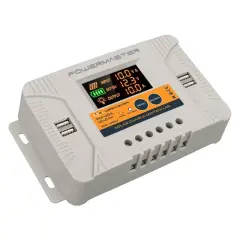 Powermaster Pm-30a 12v-24v 30a 4 Usb'li Dijital Otomatik Solar Şarj Regülatörü
