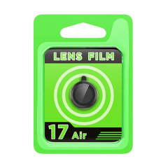 İphone 17 Air Raze Metal Kamera Lens - Siyah