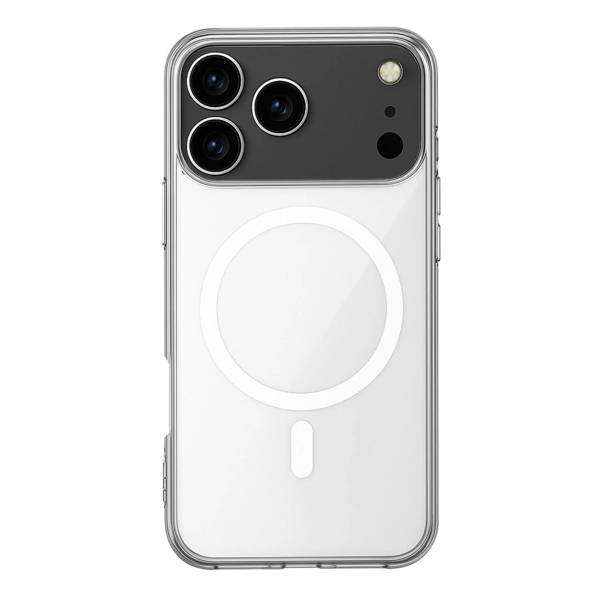 İphone 17 Pro Kılıf Magneticsafe Şeffaf Silikon - Şeffaf