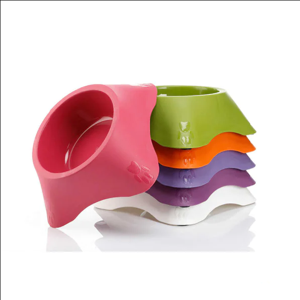 Markapet Geras Lüx Pati Desenli Köpek Mama Su Kabı 700 ml