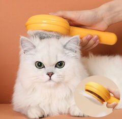 Hamburger Şekilli Otomatik Temizlenen Evcil Hayvan Tarağı