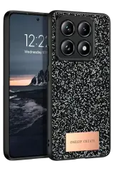 Onegif Xiaomi Mi 14t Pro Bright Simli Kapak - Siyah